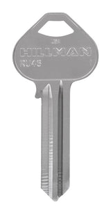 HILLMAN Traditional Key House/Office Universal Key Blank Single, Pack of 10