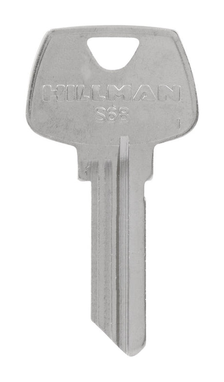 HILLMAN Traditional Key Automotive Key Blank Single For Sargent Silver, Pack of 10