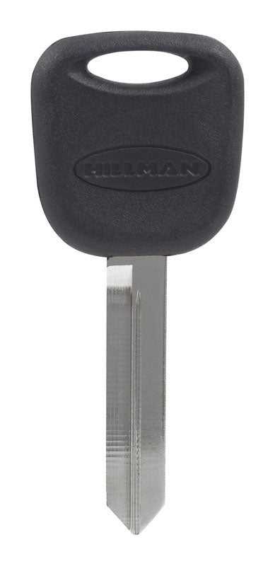 HILLMAN Traditional Key Automotive Key Blank Double For Ford Black/Silver, Pack of 5