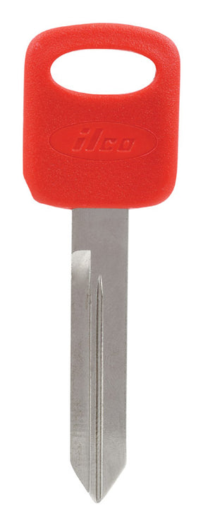 HILLMAN ColorPlus Traditional Key Automotive Key Blank Double For Ford Red/Silver, Pack of 5