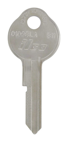 HILLMAN Traditional Key Automotive Key Blank Single For GM Silver, Pack of 10