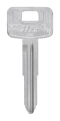 HILLMAN Traditional Key Automotive Key Blank Double For GM Silver, Pack of 10