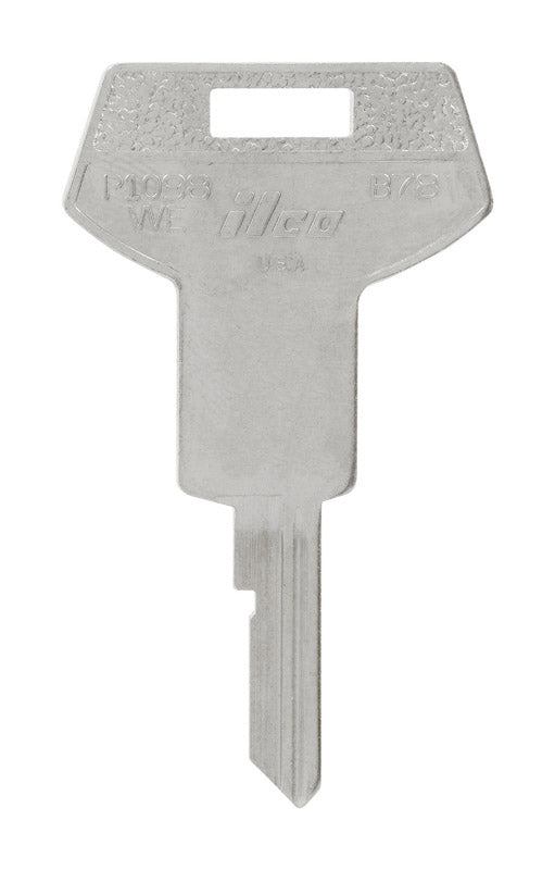 HILLMAN Traditional Key Automotive Key Blank Single For GM Silver, Pack of 10