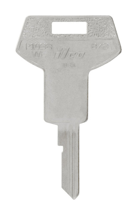 HILLMAN Traditional Key Automotive Key Blank Single For GM Silver, Pack of 10