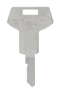 HILLMAN Traditional Key Automotive Key Blank Single For GM Silver, Pack of 10