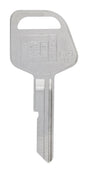 HILLMAN Traditional Key Automotive Key Blank Single For GM Silver, Pack of 10