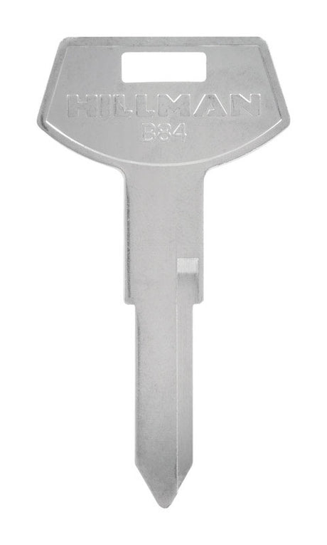 HILLMAN Traditional Key Automotive Key Blank Double For GM Silver, Pack of 10
