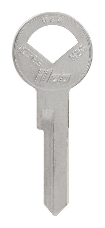 HILLMAN Traditional Key Automotive Key Blank Single For Ford Silver, Pack of 10