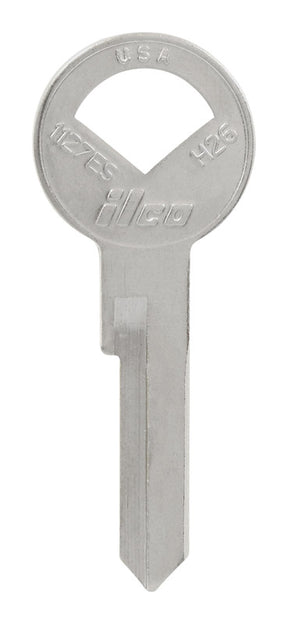 HILLMAN Traditional Key Automotive Key Blank Single For Ford Silver, Pack of 10