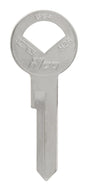 HILLMAN Traditional Key Automotive Key Blank Single For Ford Silver, Pack of 10