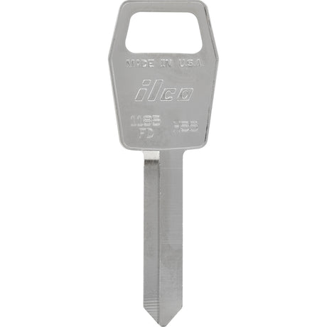 HILLMAN Traditional Key Automotive Key Blank Double For Ford Silver, Pack of 10