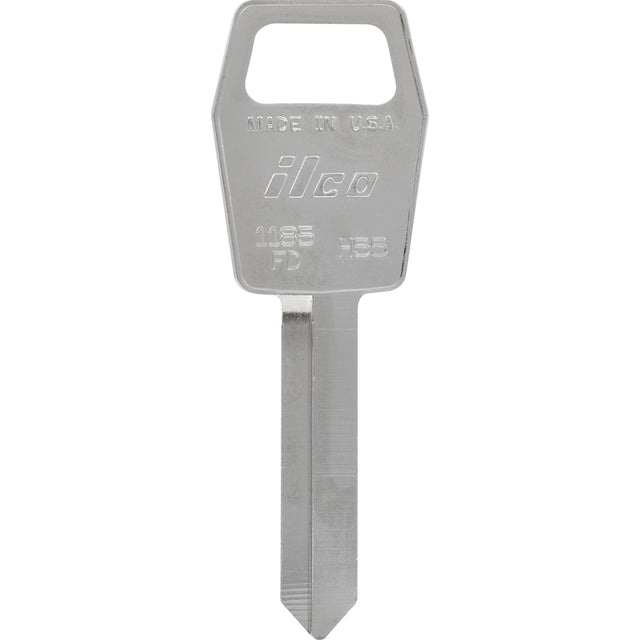 HILLMAN Traditional Key Automotive Key Blank Double For Ford Silver, Pack of 10