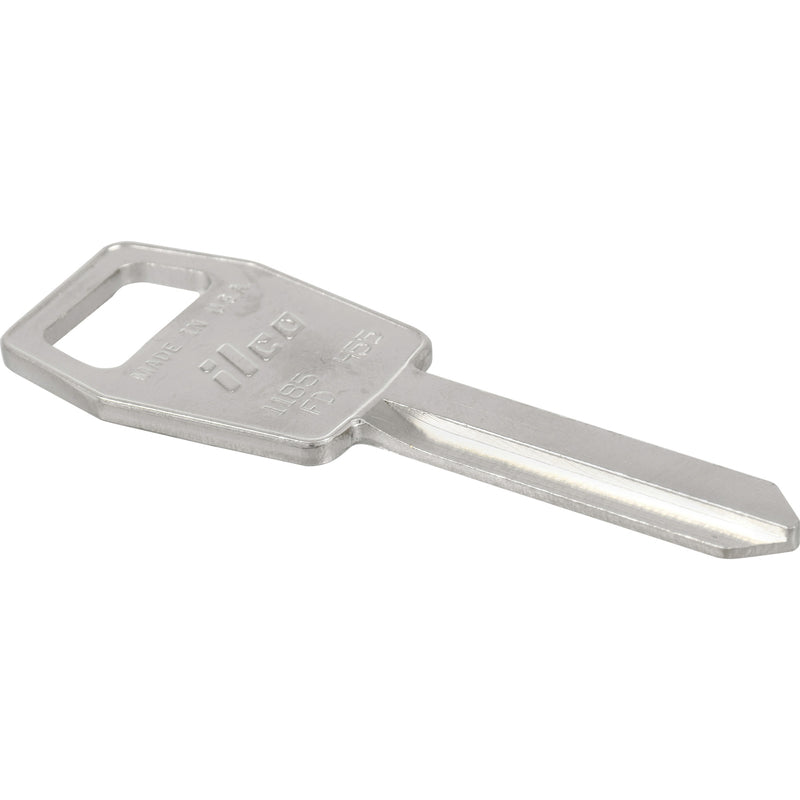HILLMAN Traditional Key Automotive Key Blank Double For Ford Silver, Pack of 10