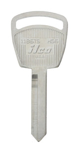 HILLMAN Traditional Key Automotive Key Blank Double For Ford Silver, Pack of 10