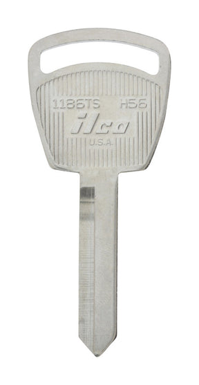 HILLMAN Traditional Key Automotive Key Blank Double For Ford Silver, Pack of 10