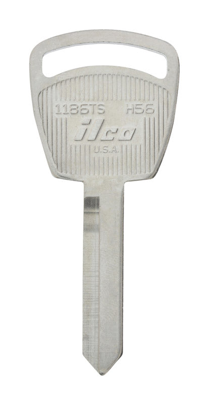 HILLMAN Traditional Key Automotive Key Blank Double For Ford Silver, Pack of 10