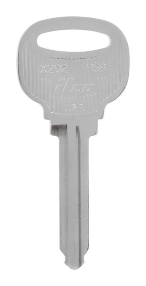 HILLMAN Traditional Key Automotive Key Blank Double For Ford Silver, Pack of 10
