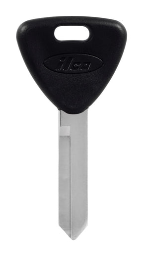 HILLMAN Traditional Key Automotive Key Blank Double For Ford Black/Silver, Pack of 5