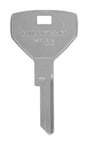 HILLMAN Traditional Key Automotive Key Blank Single For Chrysler Silver, Pack of 10