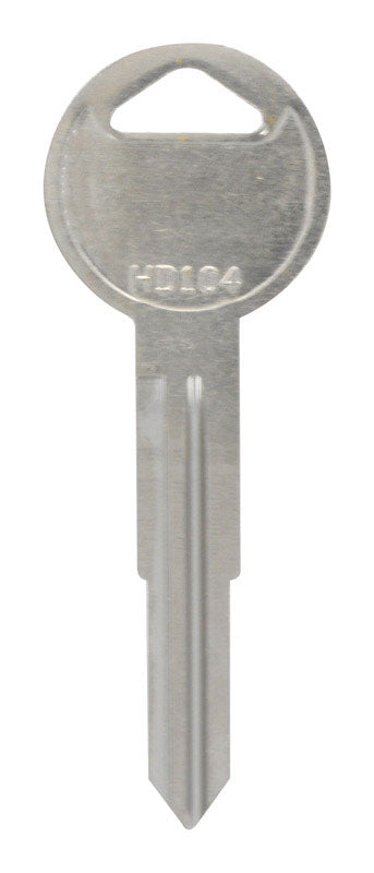 HILLMAN Traditional Key Automotive Key Blank Double For Honda Silver, Pack of 10