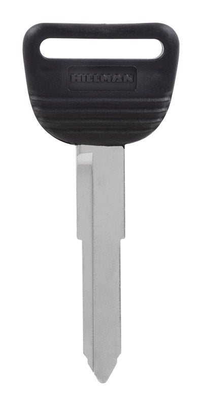 HILLMAN Traditional Key Automotive Key Blank Double For Honda Black/Silver, Pack of 5
