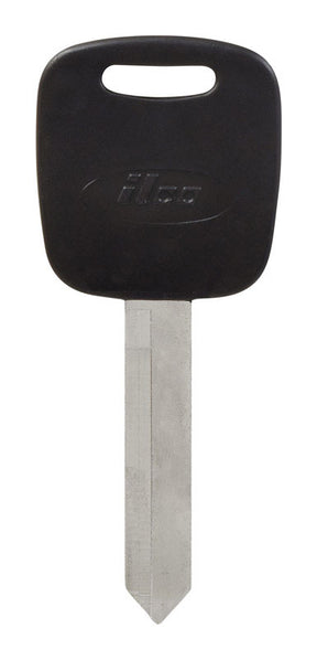 HILLMAN Traditional Key Automotive Key Blank Double For Ford Black/Silver, Pack of 5