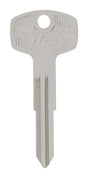 HILLMAN Traditional Key Automotive Key Blank Double For Nissan Silver, Pack of 10