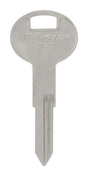 HILLMAN Traditional Key Automotive Key Blank Double For Nissan Silver, Pack of 10