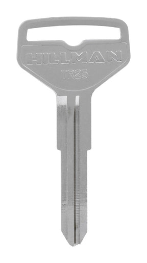 HILLMAN Traditional Key Automotive Key Blank Double For Toyota Silver, Pack of 10