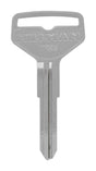 HILLMAN Traditional Key Automotive Key Blank Double For Toyota Silver, Pack of 10