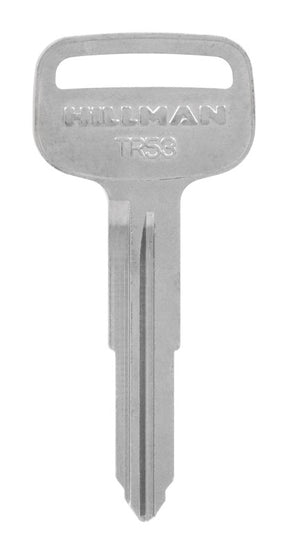 HILLMAN Traditional Key Automotive Key Blank Double For Toyota Silver, Pack of 10