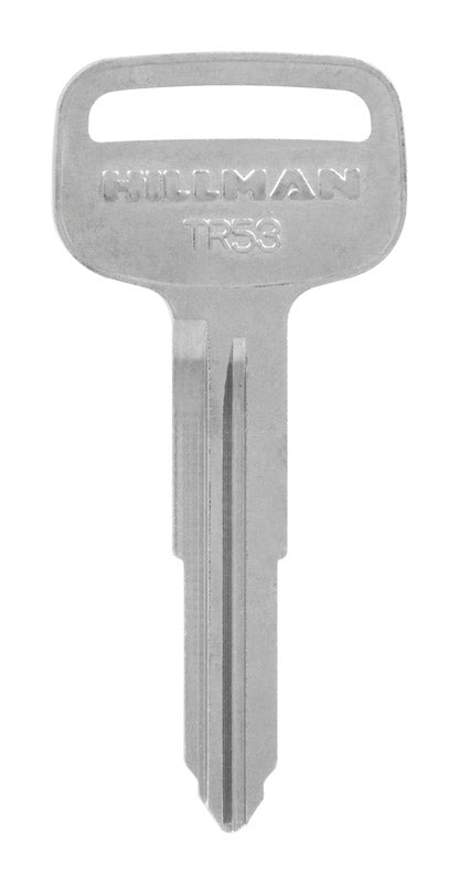 HILLMAN Traditional Key Automotive Key Blank Double For Toyota Silver, Pack of 10