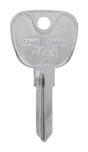 HILLMAN Traditional Key Automotive Key Blank Double For BMW Silver, Pack of 10