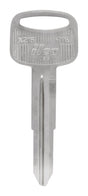 HILLMAN Traditional Key Automotive Key Blank Double For Hyundai Silver, Pack of 10