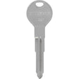 HILLMAN Traditional Key Automotive Key Blank Double For Mazda Silver, Pack of 10