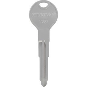 HILLMAN Traditional Key Automotive Key Blank Double For Mazda Silver, Pack of 10