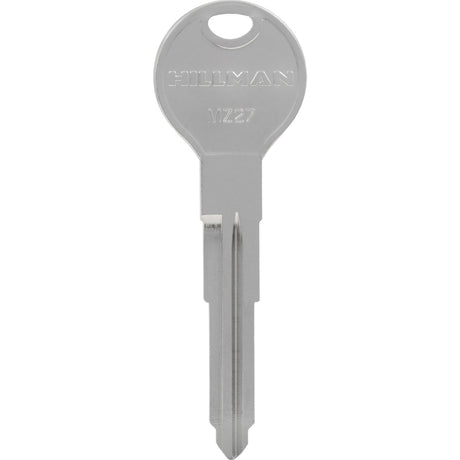 HILLMAN Traditional Key Automotive Key Blank Double For Mazda Silver, Pack of 10