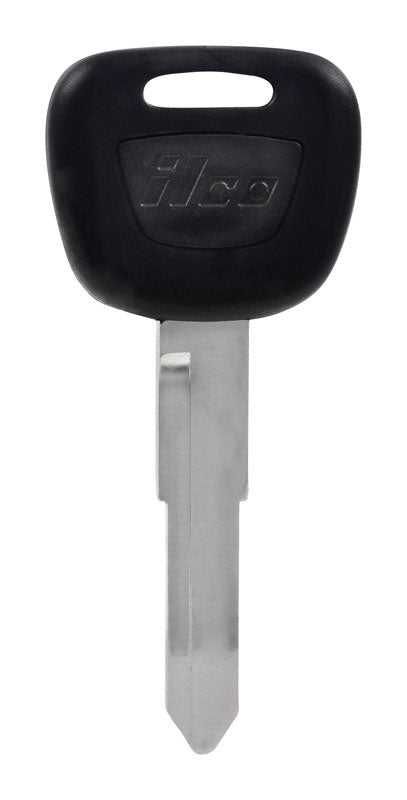 HILLMAN Traditional Key Automotive Key Blank Double For Suzuki Black/Silver, Pack of 5