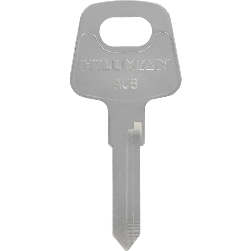 HILLMAN Traditional Key Automotive Key Blank Double For Volkswagen Silver, Pack of 10