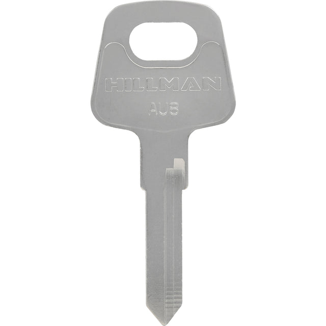 HILLMAN Traditional Key Automotive Key Blank Double For Volkswagen Silver, Pack of 10