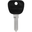 HILLMAN Traditional Key Automotive Key Blank Double For BMW Black/Silver, Pack of 5