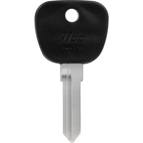 HILLMAN Traditional Key Automotive Key Blank Double For BMW Black/Silver, Pack of 5