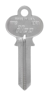 HILLMAN Traditional Key House/Office Universal Key Blank Single, Pack of 10