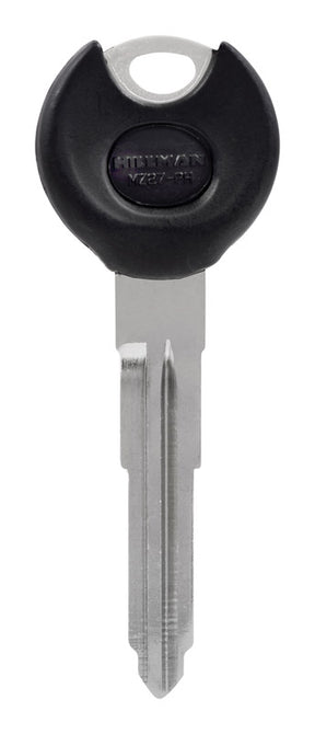 HILLMAN Traditional Key Automotive Key Blank Double For Mazda Black/Silver, Pack of 5