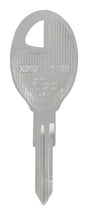 HILLMAN Traditional Key Automotive Key Blank Double For Nissan Silver, Pack of 10