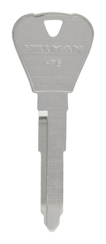 HILLMAN Traditional Key Automotive Key Blank Double For Ford Silver, Pack of 10