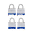 Master Lock 1-5/16 in. H X 1-5/8 in. W X 1-1/2 in. L Steel Double Locking Exterior Padlock