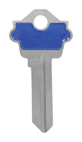 HILLMAN ColorPlus Traditional Key House/Office Key Blank Single, Pack of 5