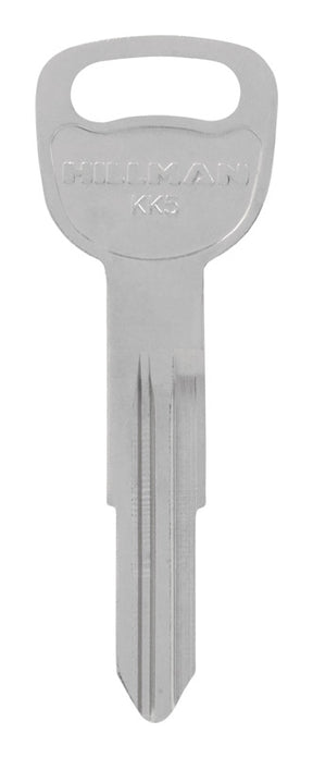 HILLMAN Traditional Key Automotive Key Blank Double For Kia Silver, Pack of 10