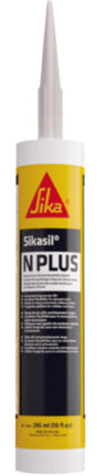 Sika 43053 Sikasil-N Plus, Clear, 10 oz. Cartridge